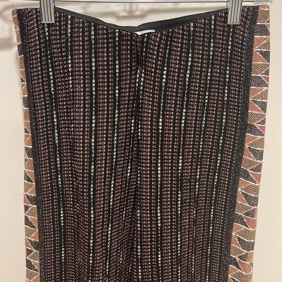 NWT Urban Outfitters Lurex Metallic Wide Leg Pants XS New Year’s Eve holiday - Picture 4 of 8